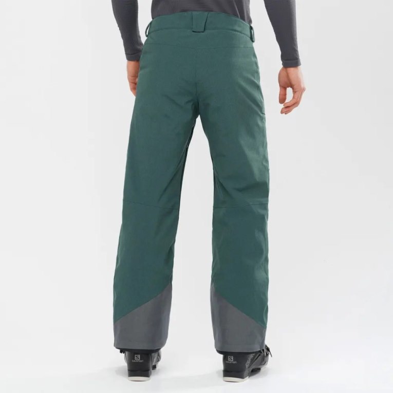 Salomon Untracked Men's Ski Pants Green | CA 34Q28